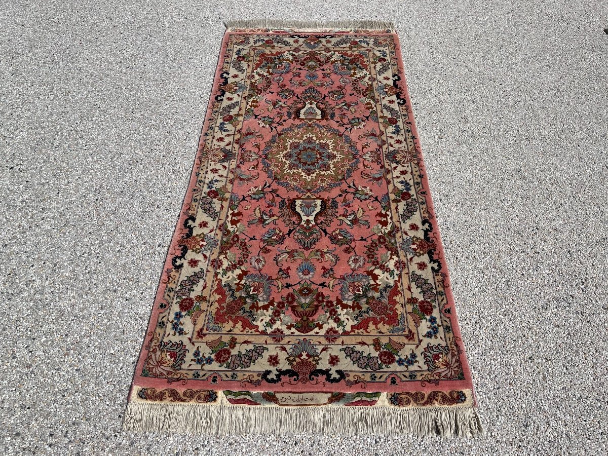 Tapis Persan Tabriz en laine et soie fait sur soie, 70 RAJ-photo-3