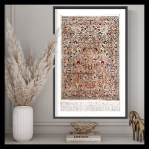 Small Hereke Silk Rug