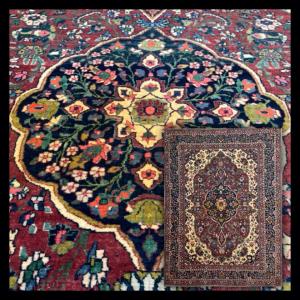 Tapis Ancien Keshan Dabir, Vers 1920