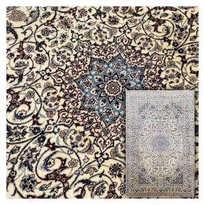 Nain Persian Carpet / Nain 6 Wool And Silk "signed Habibian"