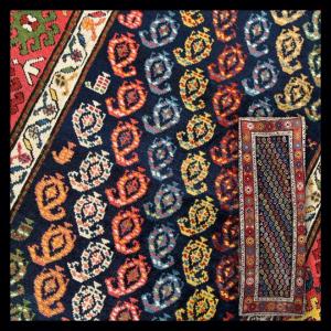 Old Caucasian Gendje Carpet. Late 19th