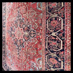 Tapis Heriz Ancien Vers 1900/1910