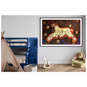 Jean Lurçat - The Goat With The Stars - Tapestry / Screenprint By Corot Paris