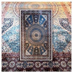 Tapis en Soie Mécanique Persan Ghom  180x120 cm 