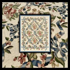 Tapis Français au petit point 374x320 cm 