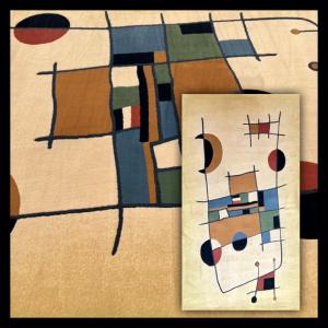 Tapis Synthétique  d'Après Joan Miró