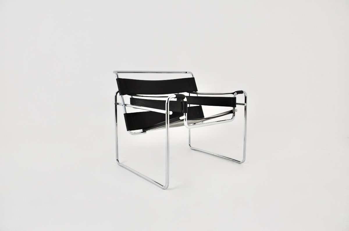 Fauteuil Wassily De Marcel Breuer Pour Gavina, 1970s