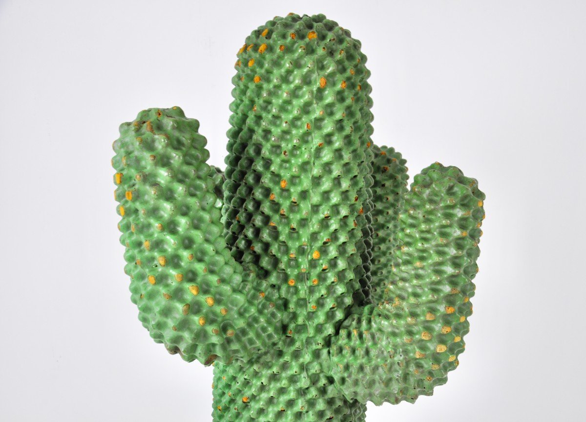 Première édition Du Porte-manteau Cactus De Guido Drocco Et Franco Mello Pour Gufram 1968-photo-4