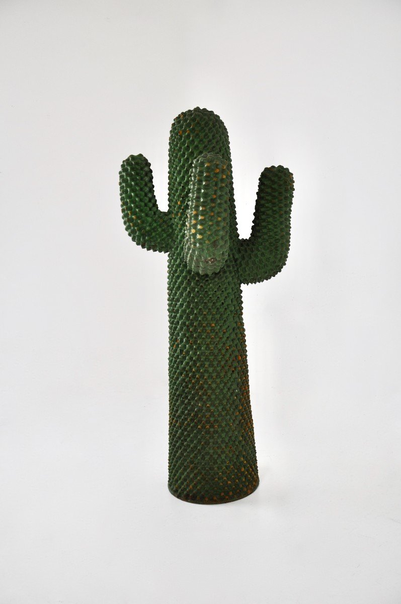 Première édition Du Porte-manteau Cactus De Guido Drocco Et Franco Mello Pour Gufram 1968-photo-4