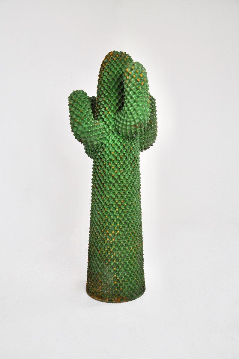 Première édition Du Porte-manteau Cactus De Guido Drocco Et Franco Mello Pour Gufram 1968-photo-5