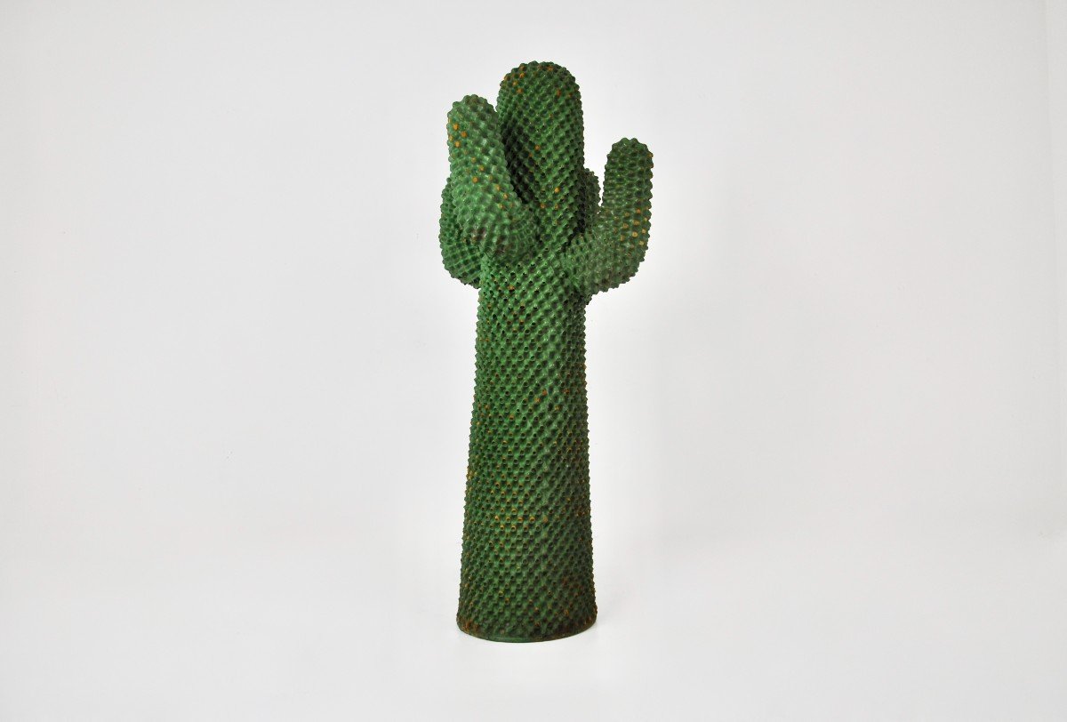 Première édition Du Porte-manteau Cactus De Guido Drocco Et Franco Mello Pour Gufram 1968