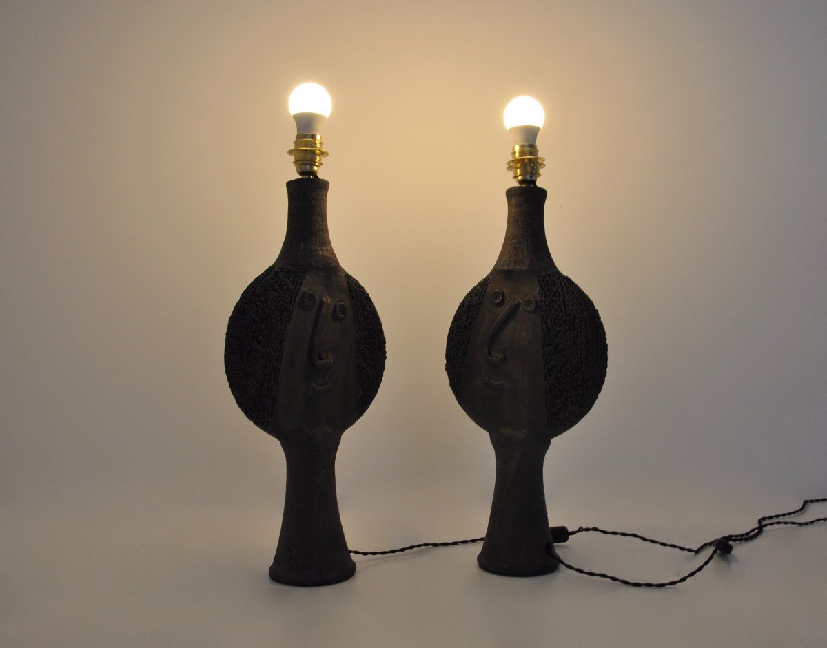 Table Lamps In Ceramic By Dominique Pouchain-photo-4