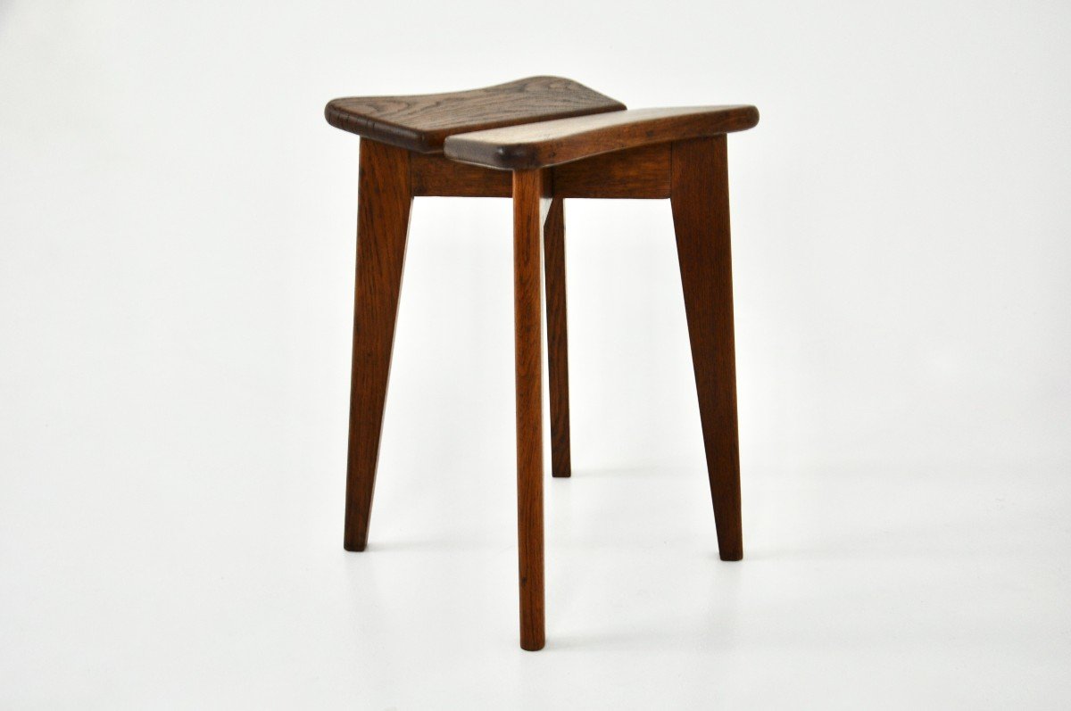 Tabouret "trèfle" Par Marcel Gascoin, 1950-photo-8