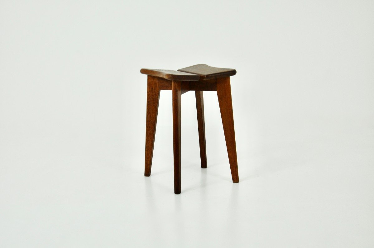 Tabouret "trèfle" Par Marcel Gascoin, 1950