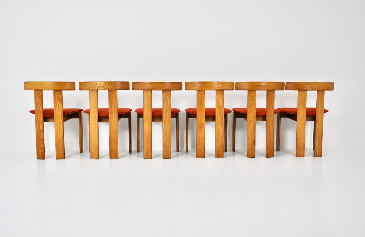 Dining Chairs By Luigi Vaghi For Forming, Set Of 6, 1960s-photo-3
