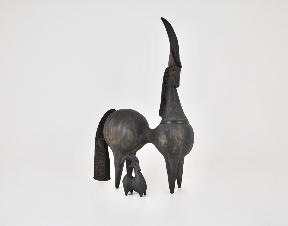 Large Ceramic Unicorn By Dominique Pouchain-photo-6