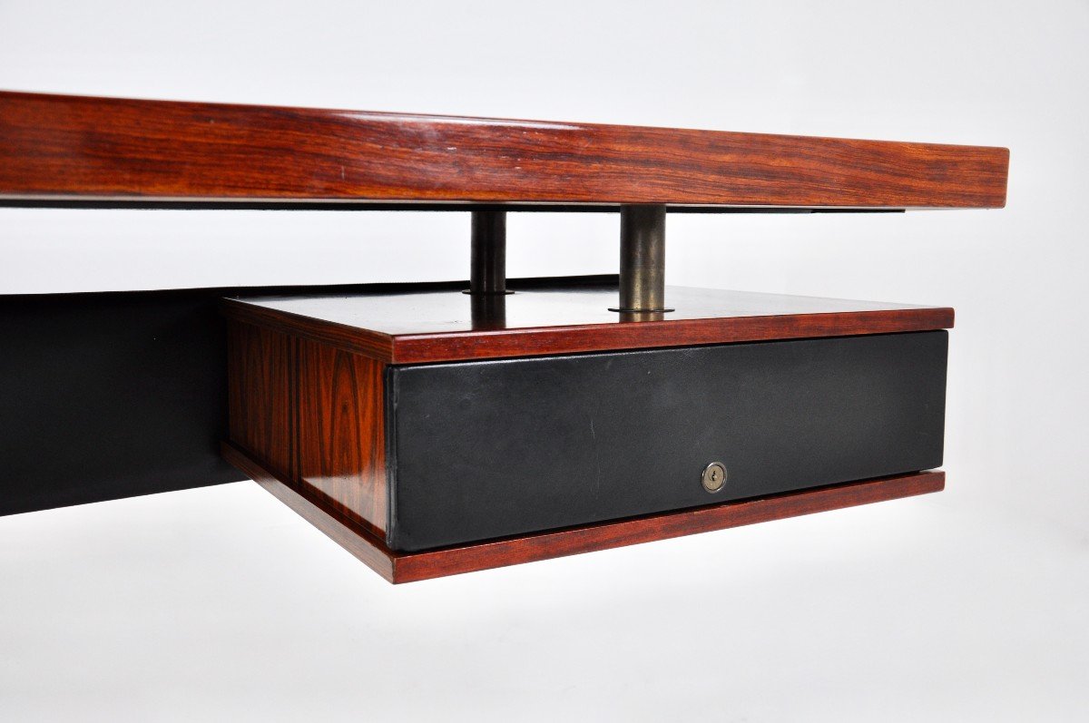 Boomerang Desk By Renzo Schirolli, 1960s-photo-6