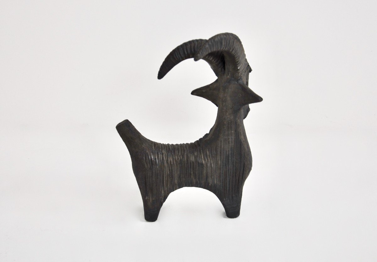 Ceramic Goat By Dominique Pouchain-photo-3