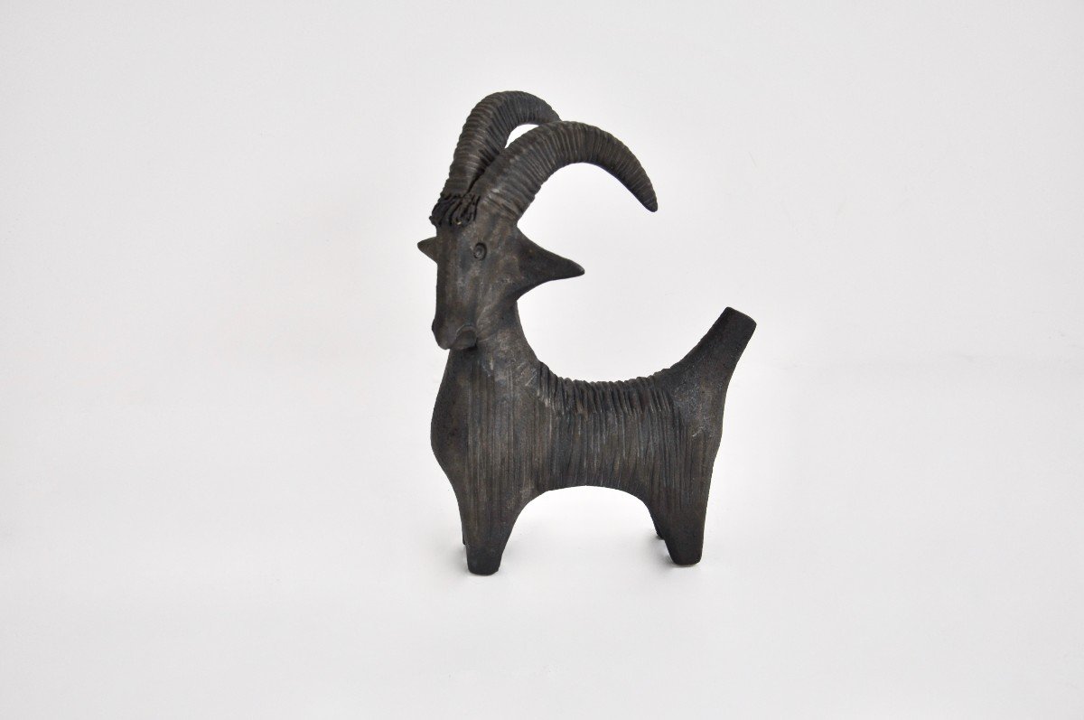 Ceramic Goat By Dominique Pouchain-photo-2