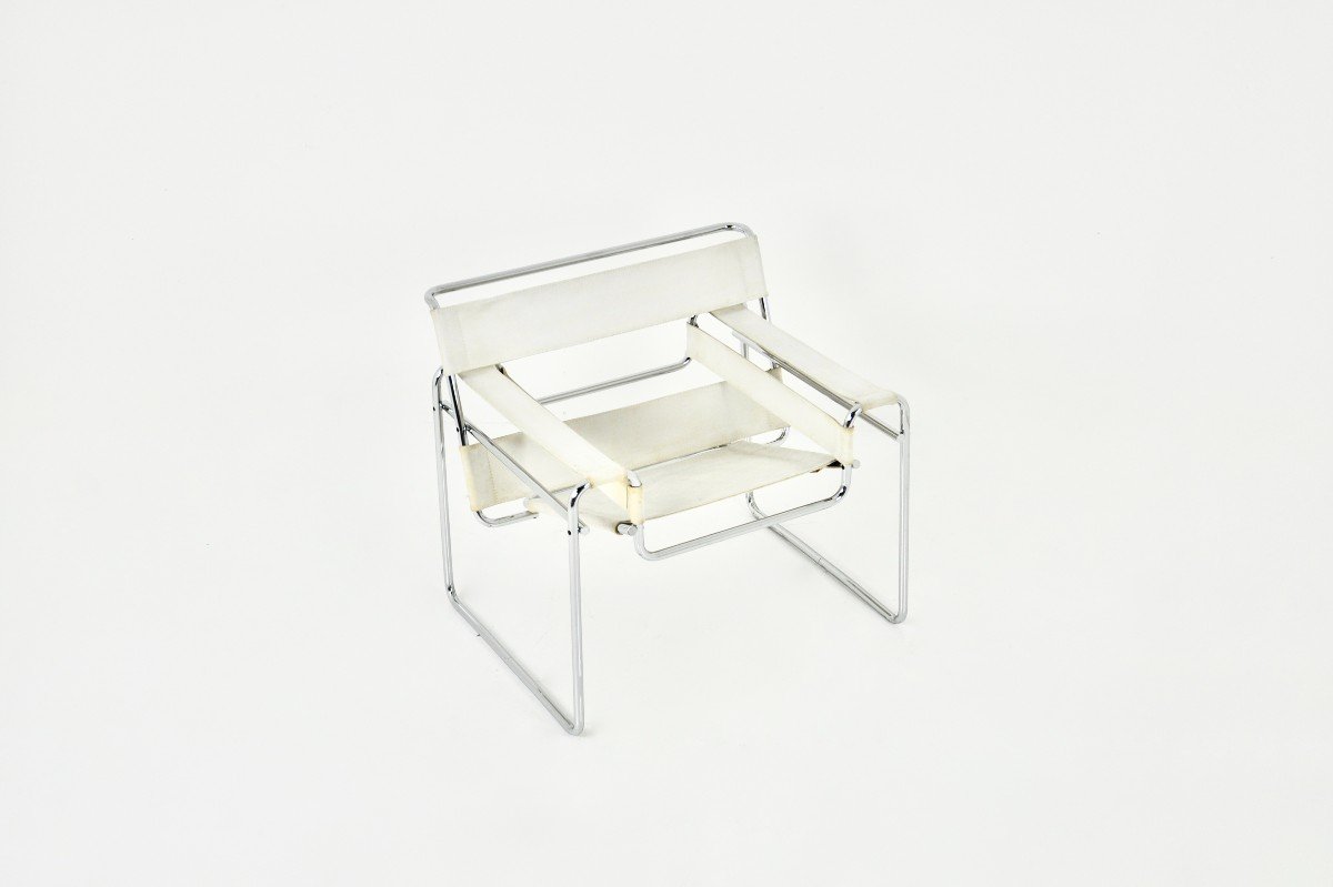 "wassily" Armchair By Marcel Breuer For Gavina, 1970s-photo-1