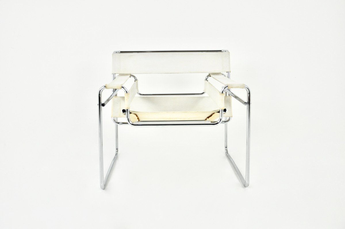 "wassily" Armchair By Marcel Breuer For Gavina, 1970s-photo-2
