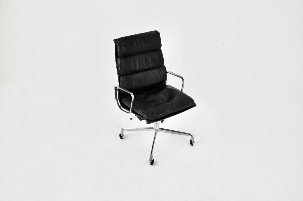 Ea216 fauteuil de bureau Par Charles & Ray Eames Pour Herman Miller, 1970s-photo-1