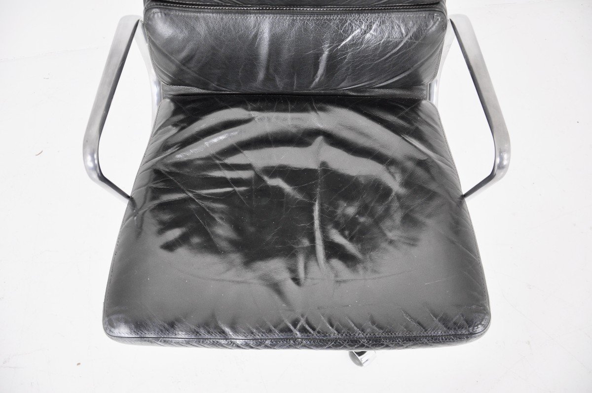 Ea216 Soft Pad Office Chair By Charles & Ray Eames For Icf, 1970s-photo-5