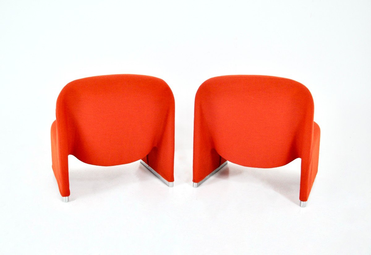 Set Of 2 Alky Armchairs By Giancarlo Piretti For Anonima Castelli, 1970s-photo-3