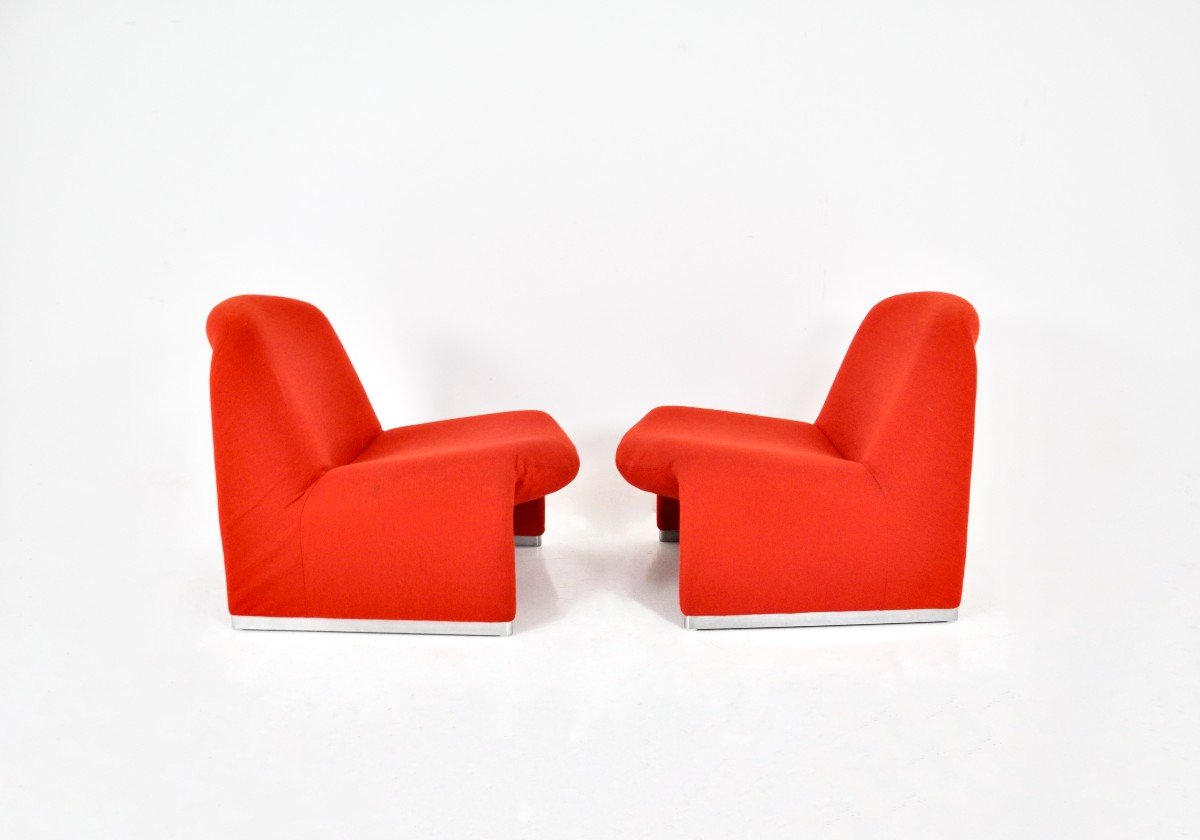 Set Of 2 Alky Armchairs By Giancarlo Piretti For Anonima Castelli, 1970s-photo-4