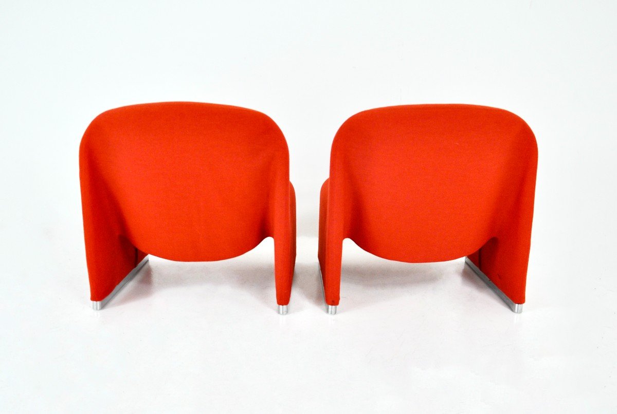 Set Of 2 Alky Armchairs By Giancarlo Piretti For Anonima Castelli, 1970s-photo-5