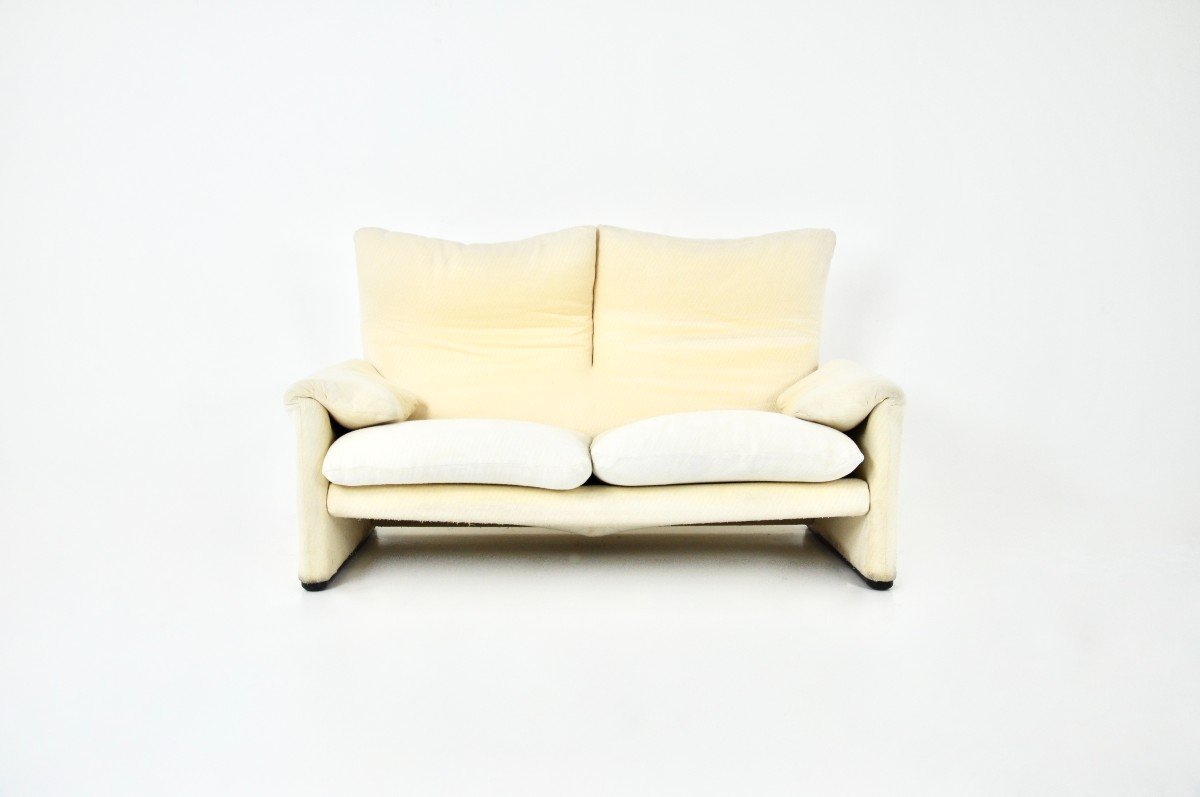 Maralunga Sofa By Vico Magistretti For Cassina, 1970s-photo-6