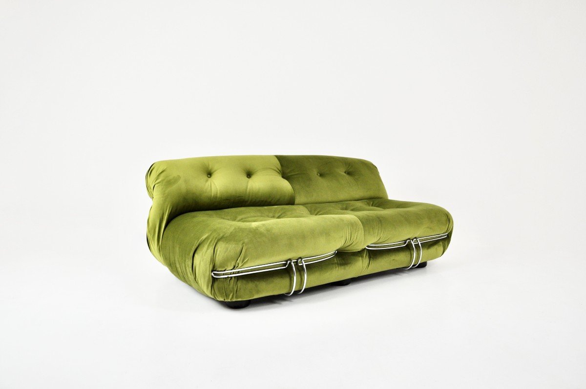 Soriana Sofa By Afra & Tobia Scarpa For Cassina, 1970s