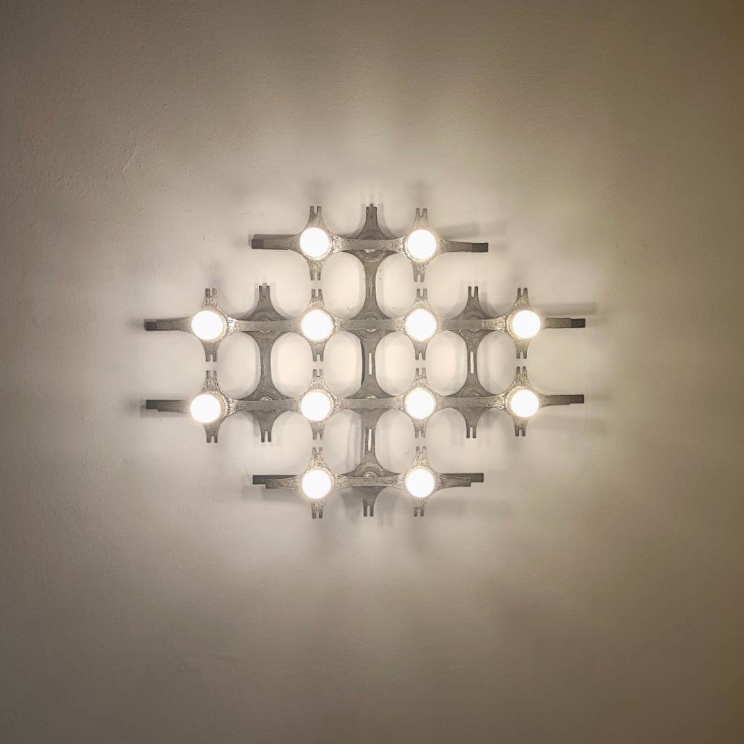 Fantoni Wall Lamp, 1960s-photo-2