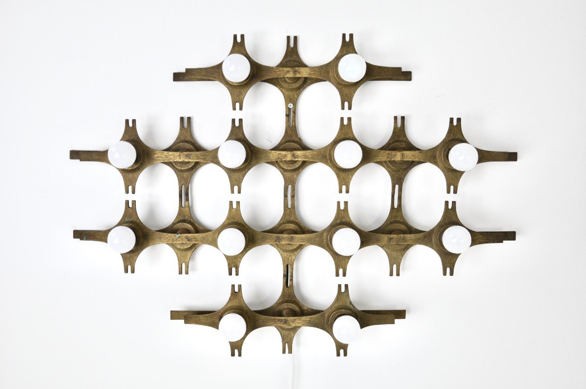 Set Of 2 Wall Lights By Fantoni, 1960s-photo-4
