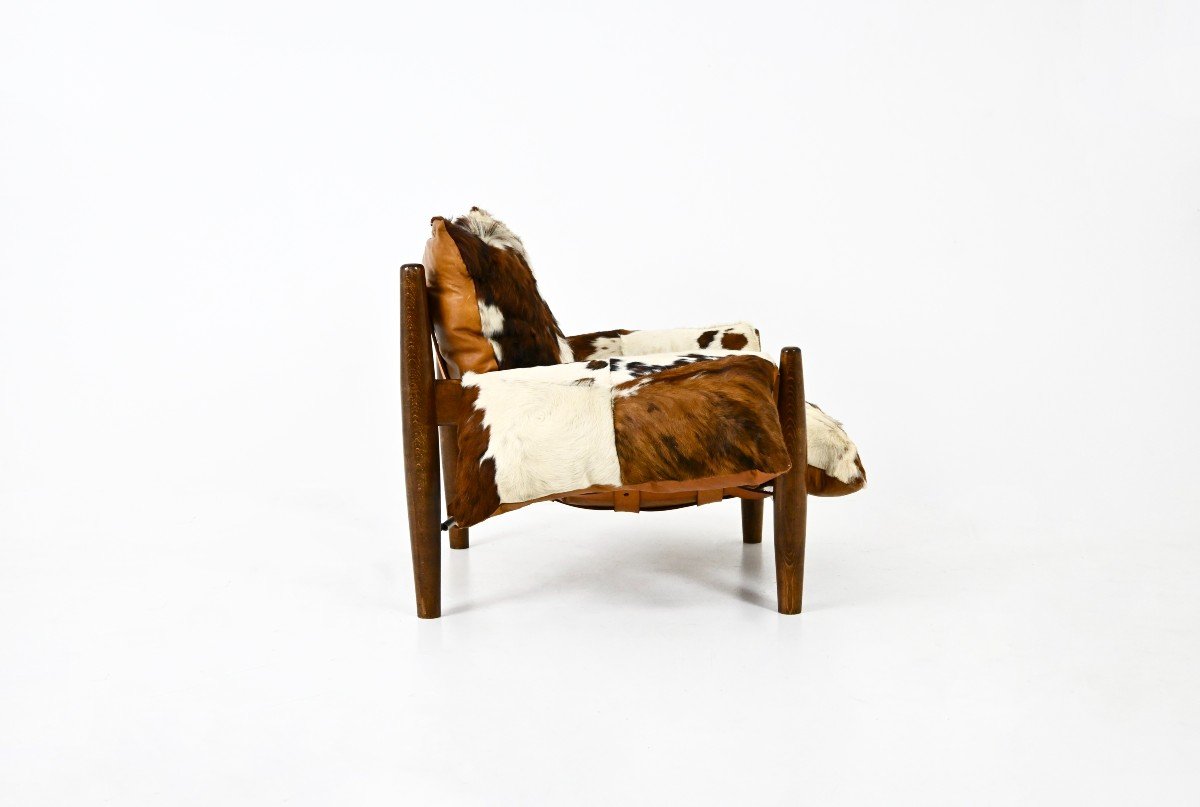 Italian Lounge Chair, 1970s-photo-3