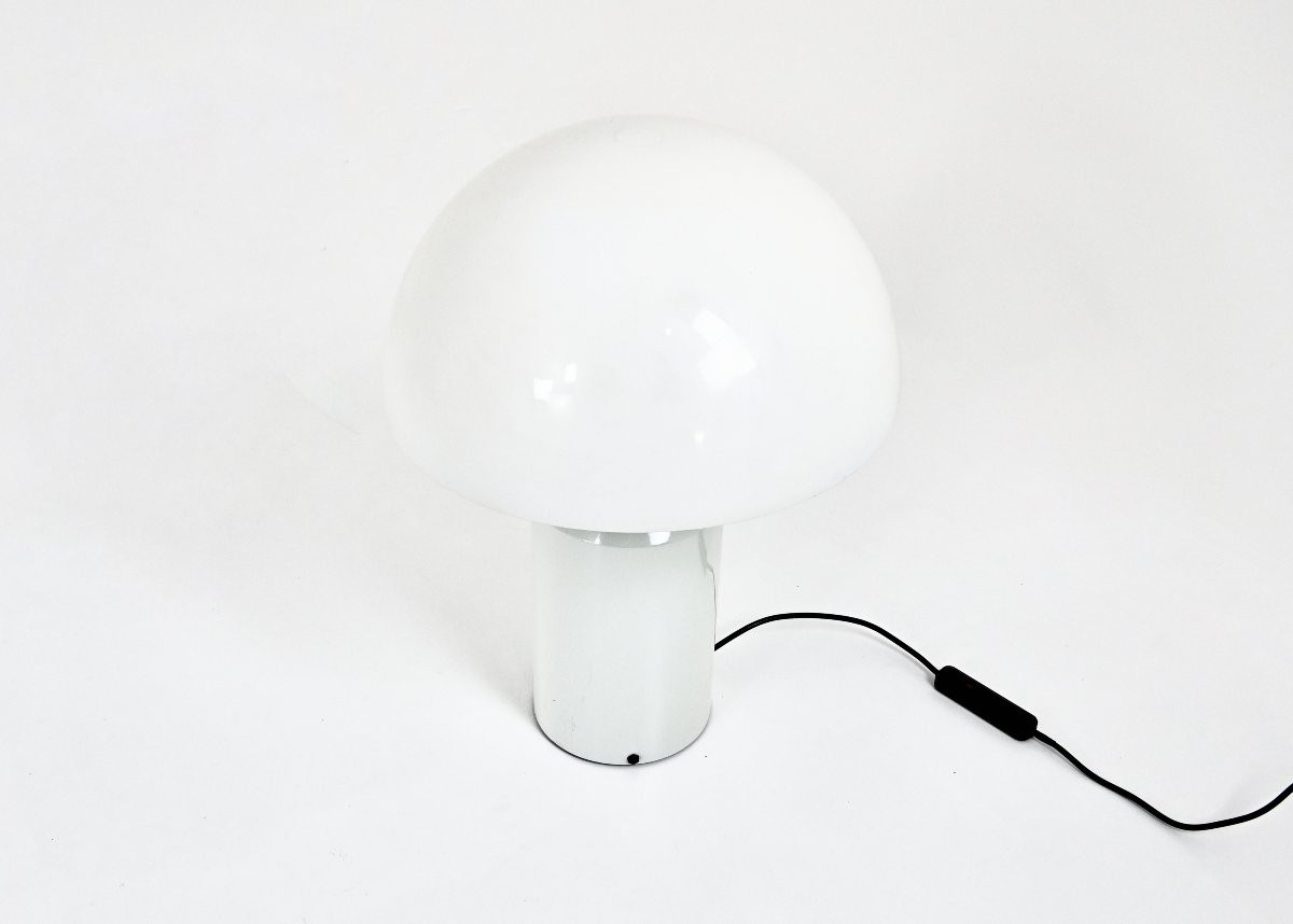 Lampe Atollo De Vico Magistretti Pour Oluce, 1977, 1ère édition-photo-3