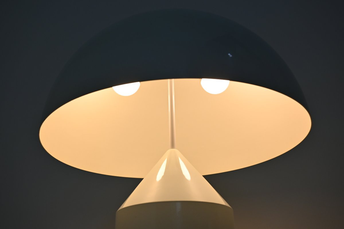 Lampe Atollo De Vico Magistretti Pour Oluce, 1977, 1ère édition-photo-5
