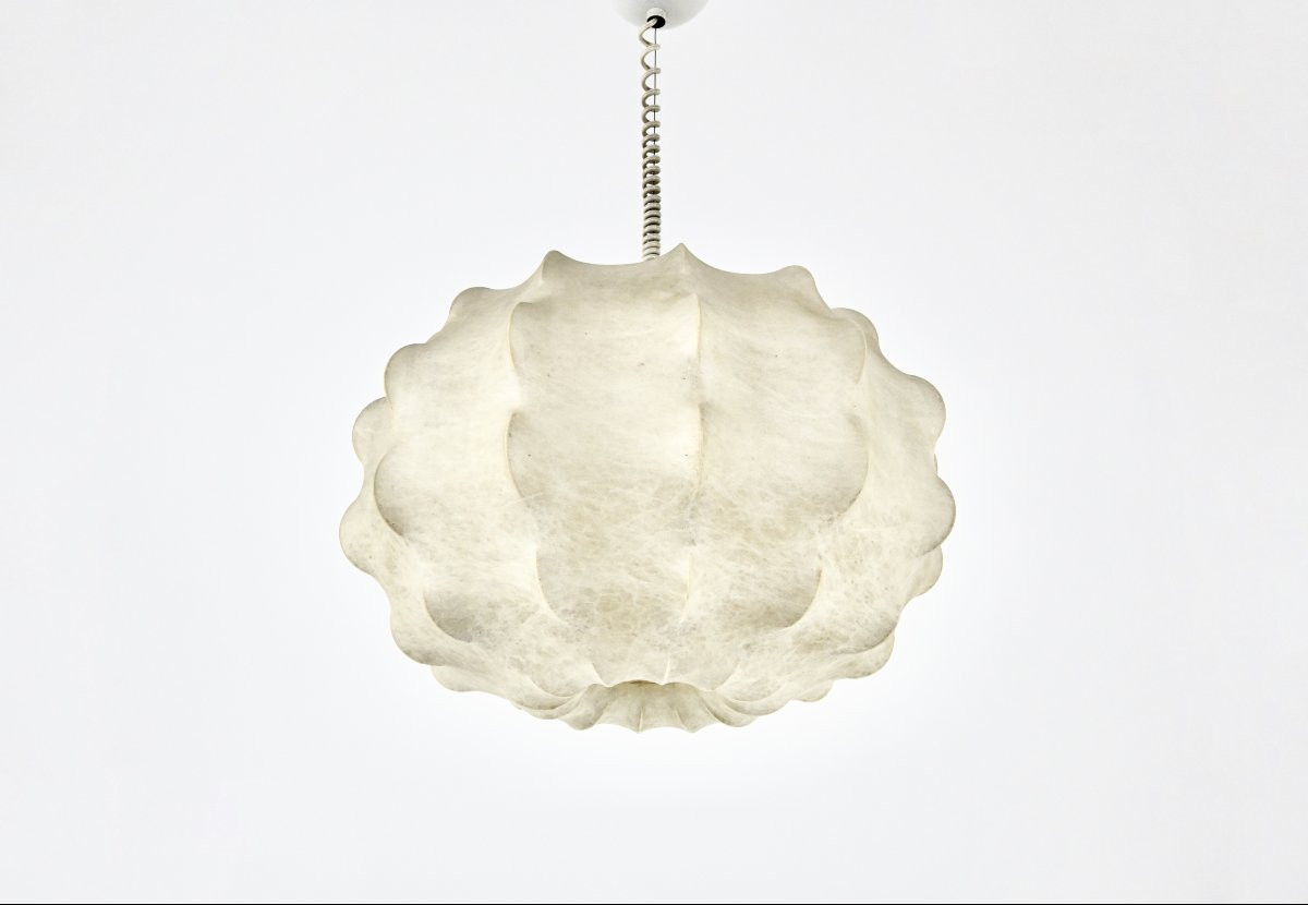 Cocoon Pendant Lamp By Achille & Pier Giacomo Castiglioni For Flos, 1960s-photo-1
