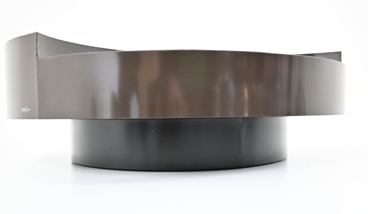 Table Basse « Tgr » Par Willy Rizzo, 1970s-photo-5