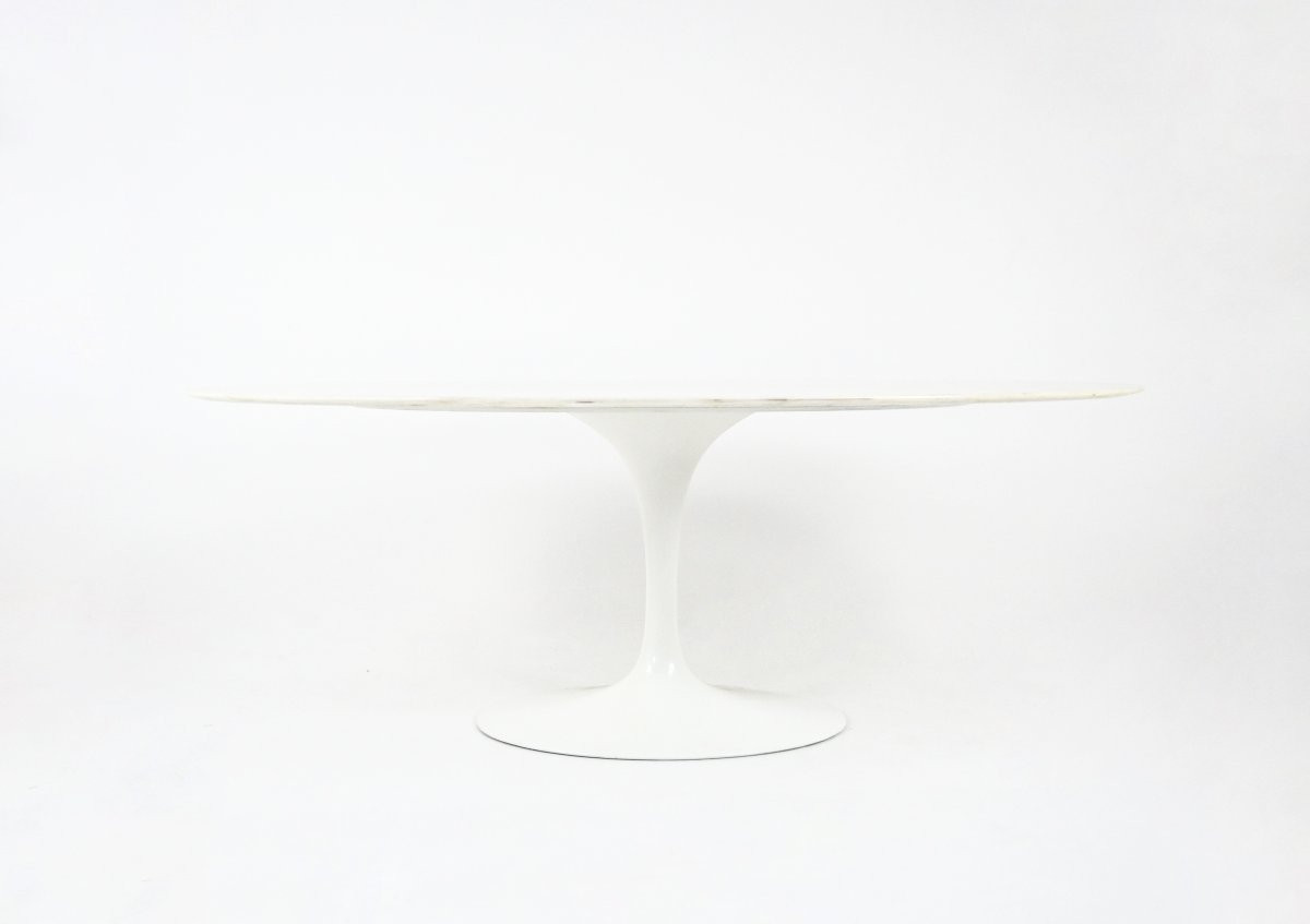 Oval Dining Table By Eero Saarinen For Knoll International, 1960s-photo-3