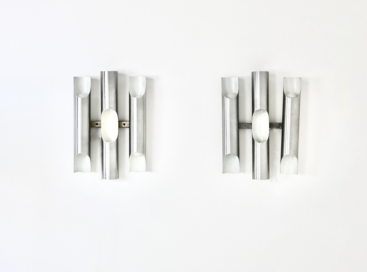 Paire d'appliques Fuga par Maija Liisa Komulainen pour Raak, 1970