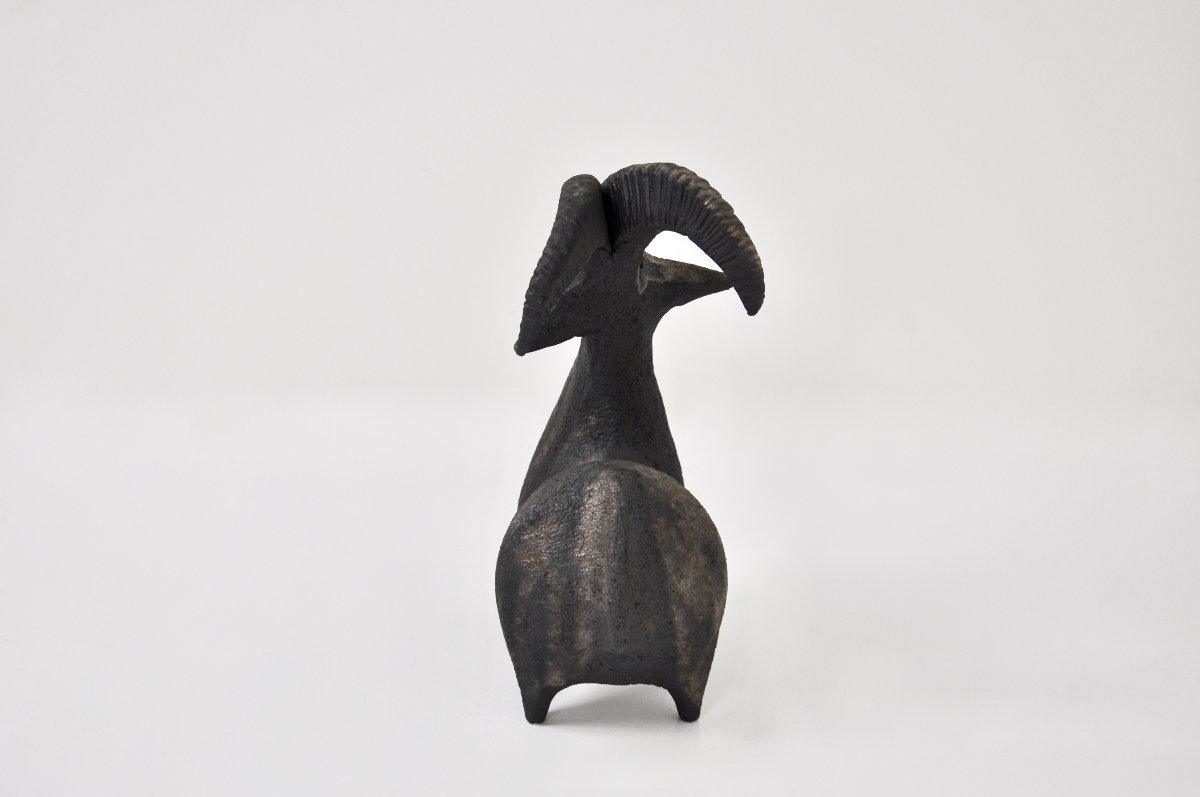 Ceramic Goat By Dominique Pouchain-photo-4
