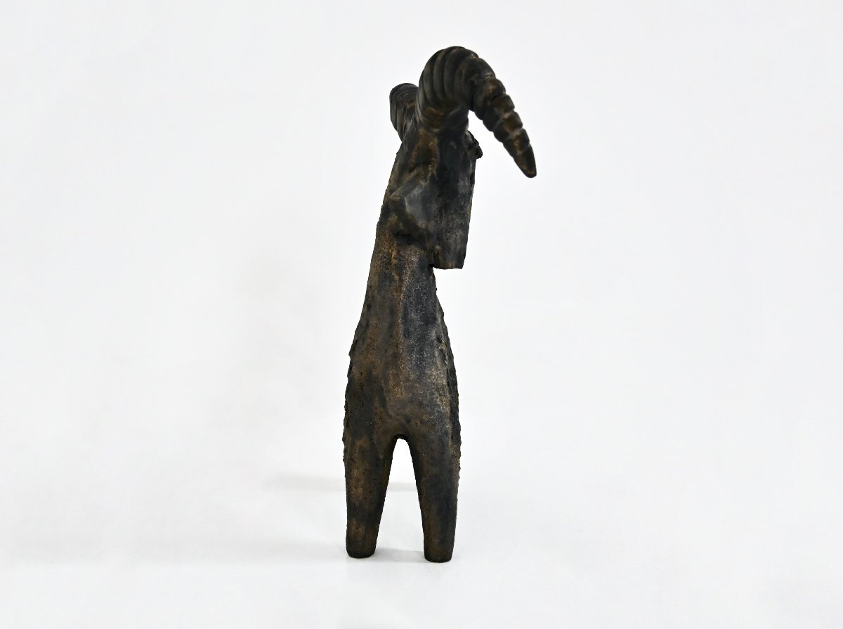 Ceramic Goat By Dominique Pouchain-photo-3
