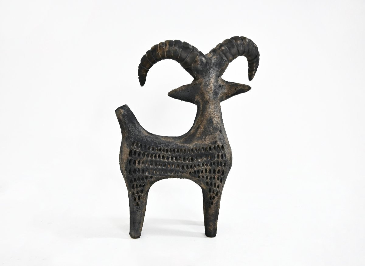 Ceramic Goat By Dominique Pouchain-photo-4