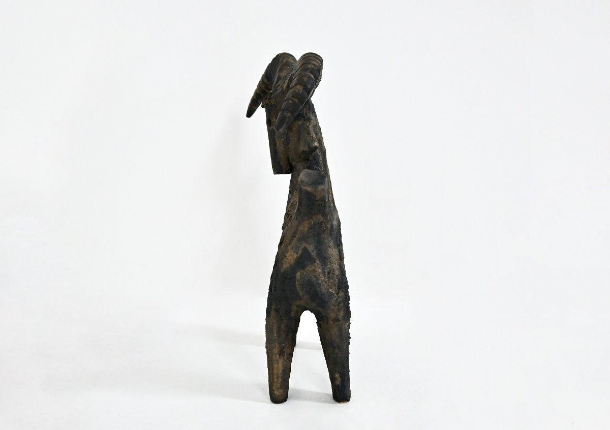 Ceramic Goat By Dominique Pouchain-photo-1
