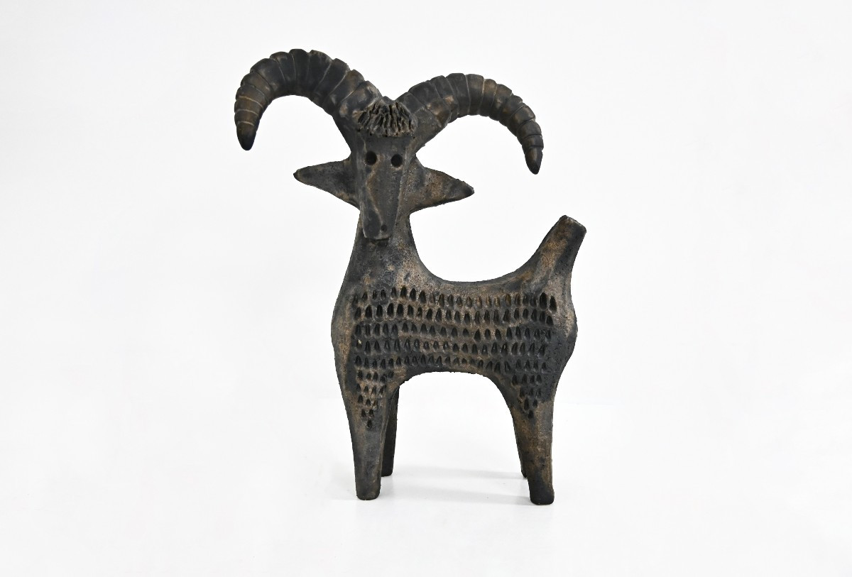 Ceramic Goat By Dominique Pouchain