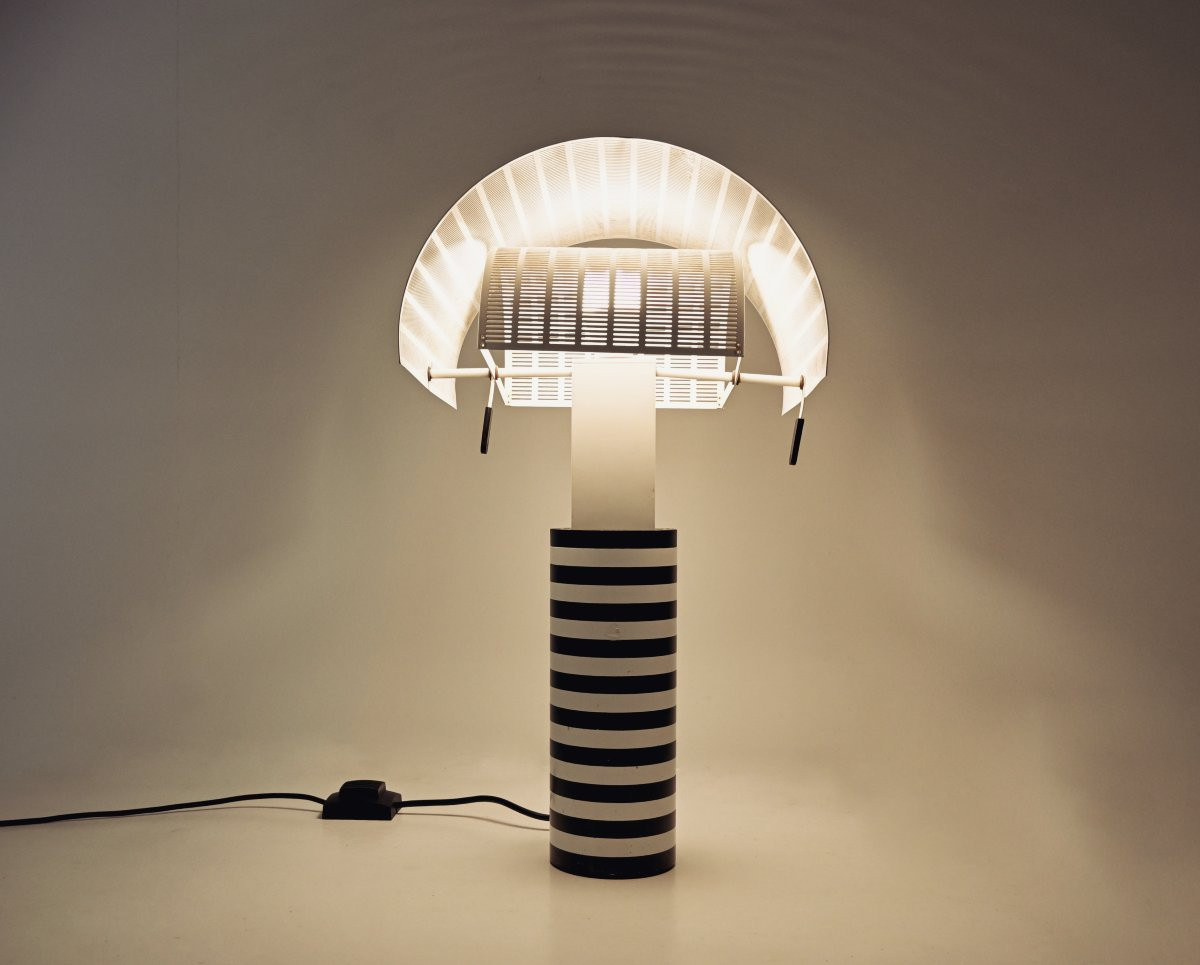 Lampe de table Shogun par Mario Botta pour Artemide, années 1980-photo-3