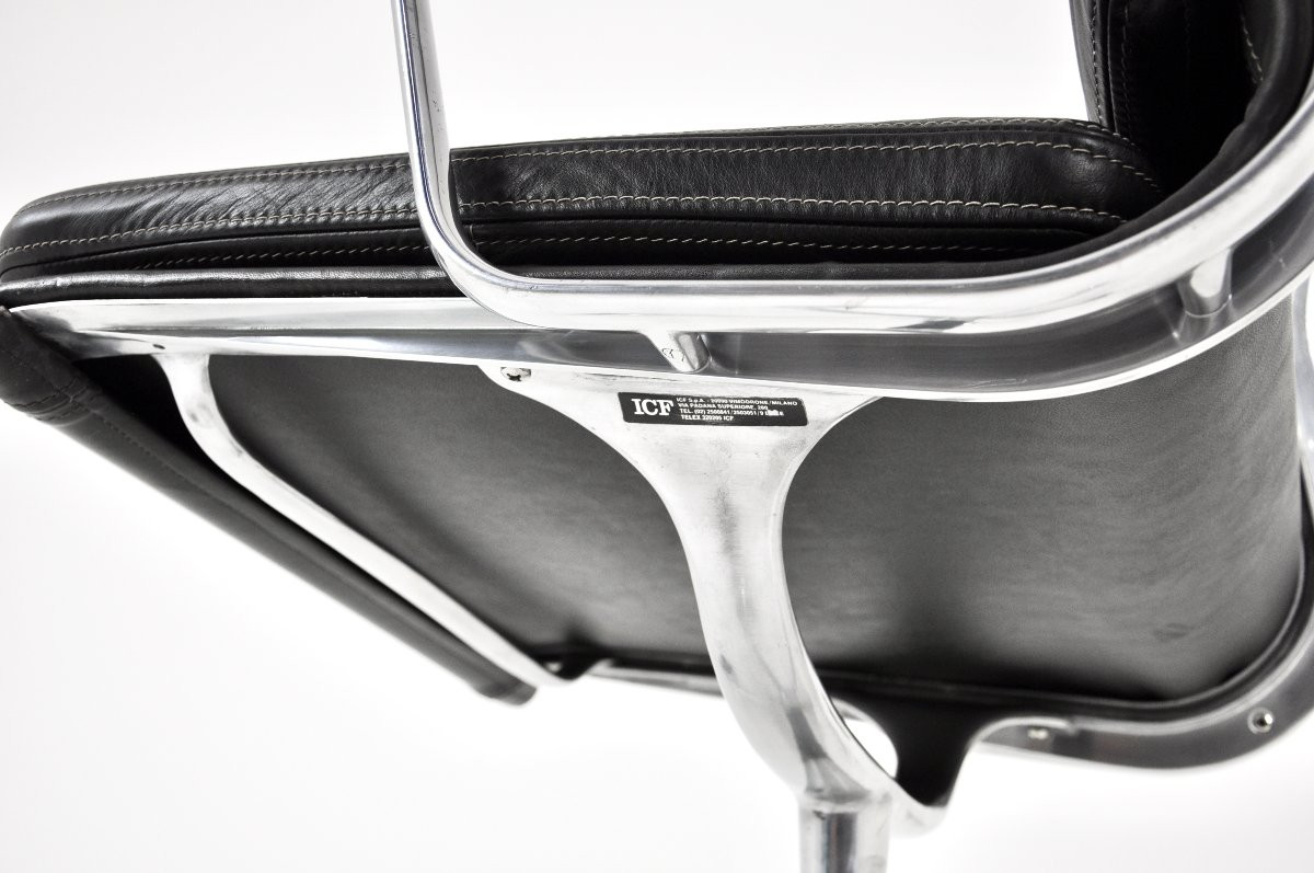 Fauteuil de bureau par Charles et Ray Eames pour Icf, années 1970-photo-6