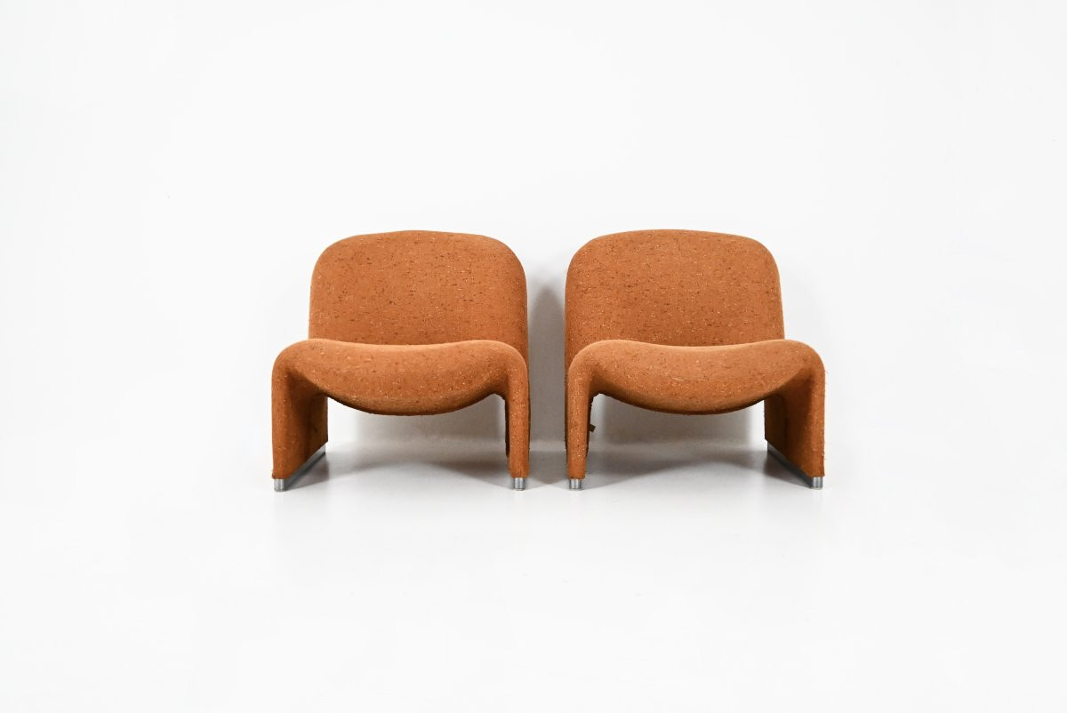 Pair Of Alky Armchairs By Giancarlo Piretti For Anonima Castelli, 1970s-photo-2