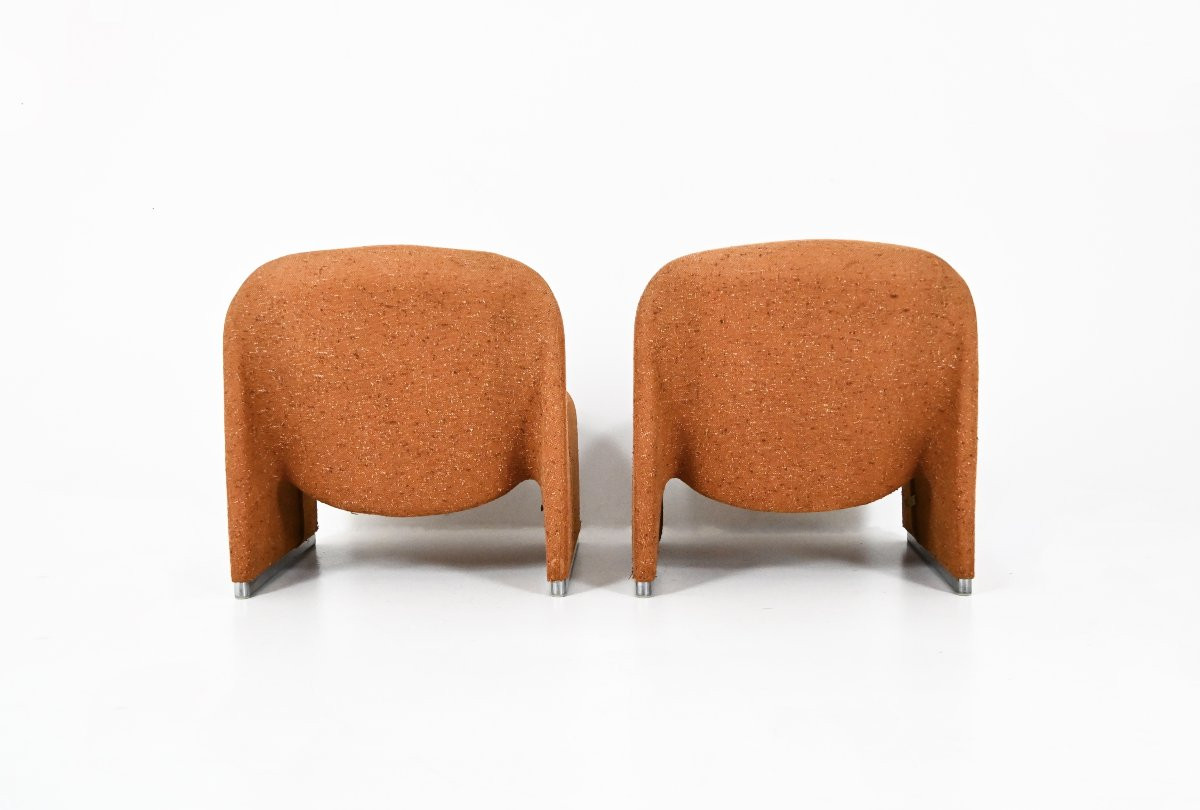 Pair Of Alky Armchairs By Giancarlo Piretti For Anonima Castelli, 1970s-photo-3